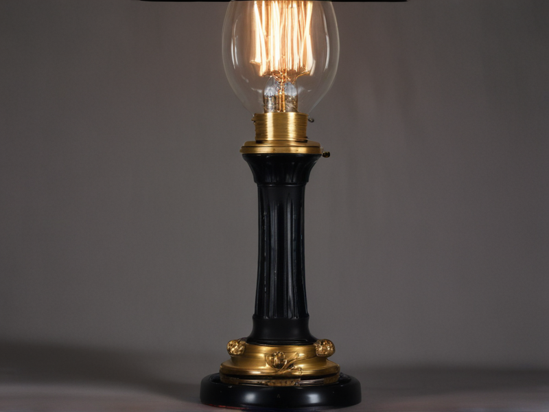 lamp base black