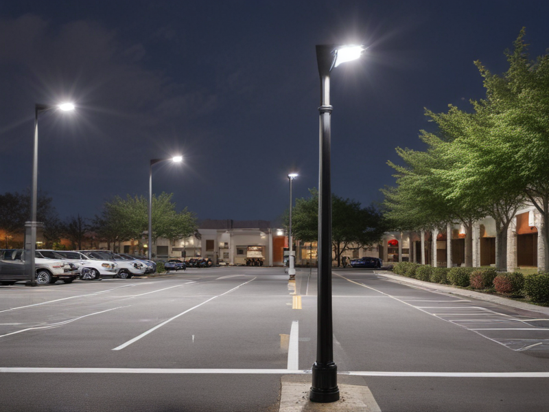 led parking lot lamp