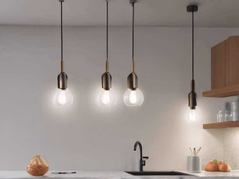 pendant light distance from counter