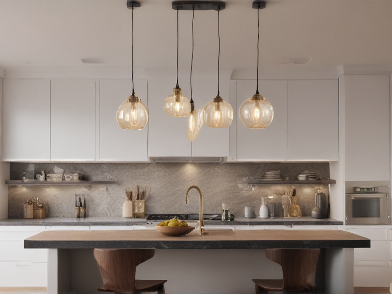 pendant light distance from counter