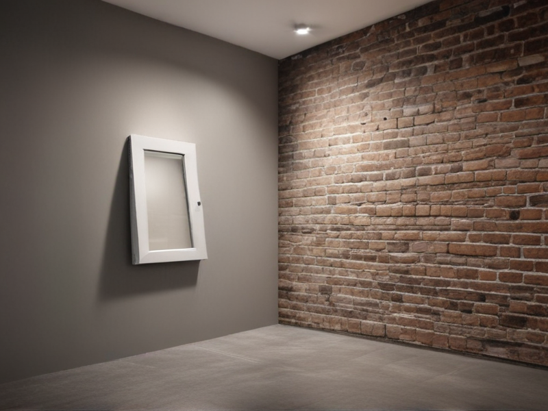 can light distance from wall