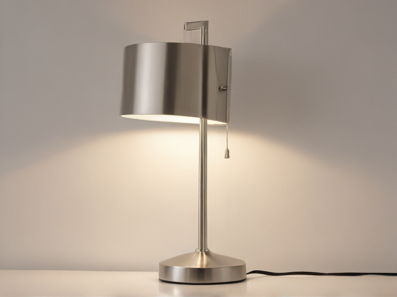 brushed nickel table lamp