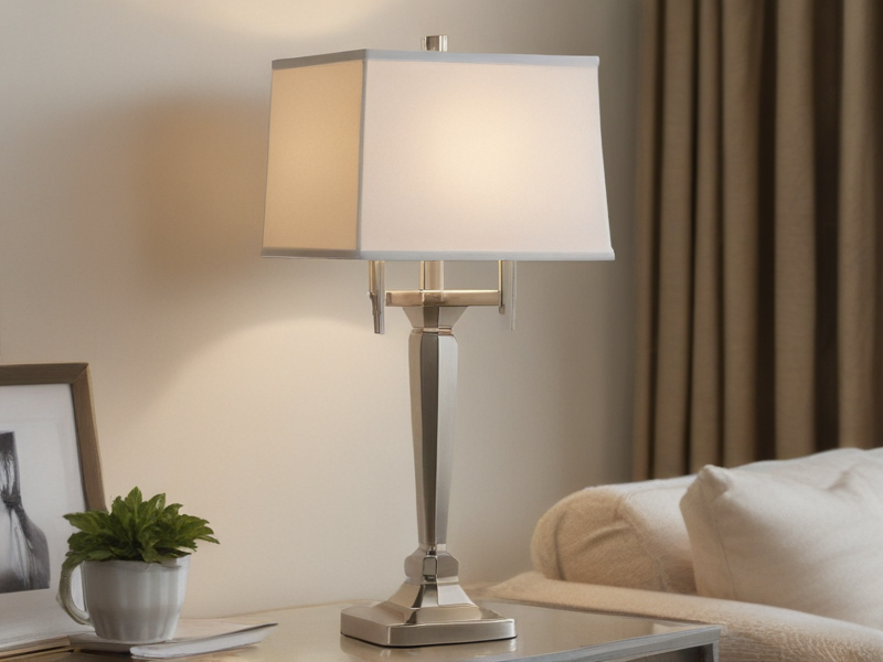 brushed nickel table lamp