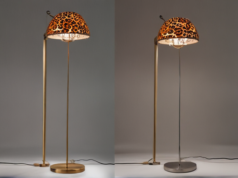 leopard floor lamp