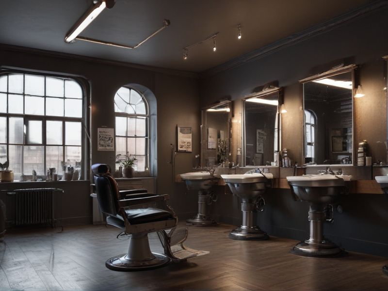 lighting barber shop