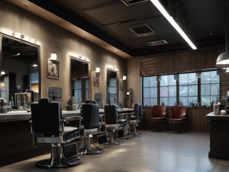 lighting barber shop